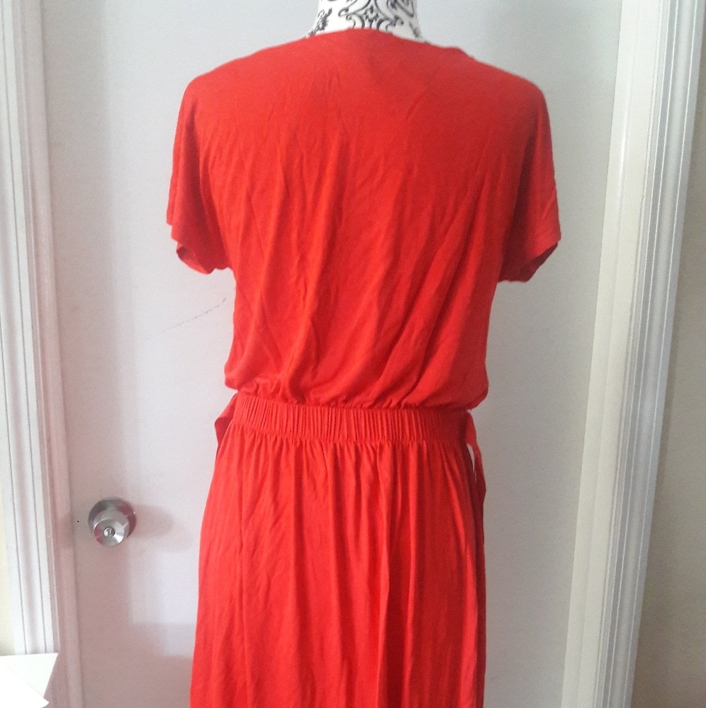 Midi Red Dress - Picture 5 of 5
